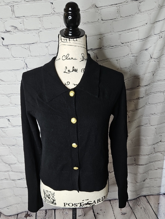 Veronica Beard Sweaters - Veronica Beard Cheshire 100% Cashmere Cardigan in Black Size Small